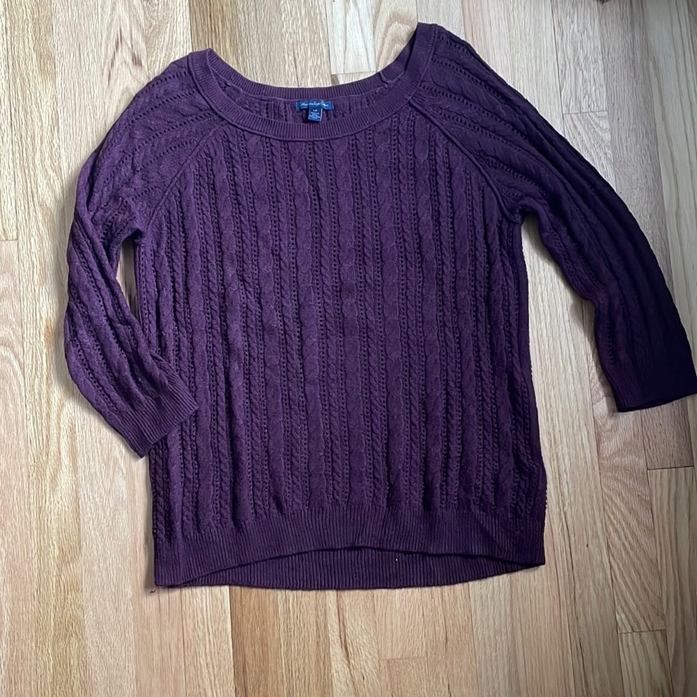 American Eagle Maroon Sweater
